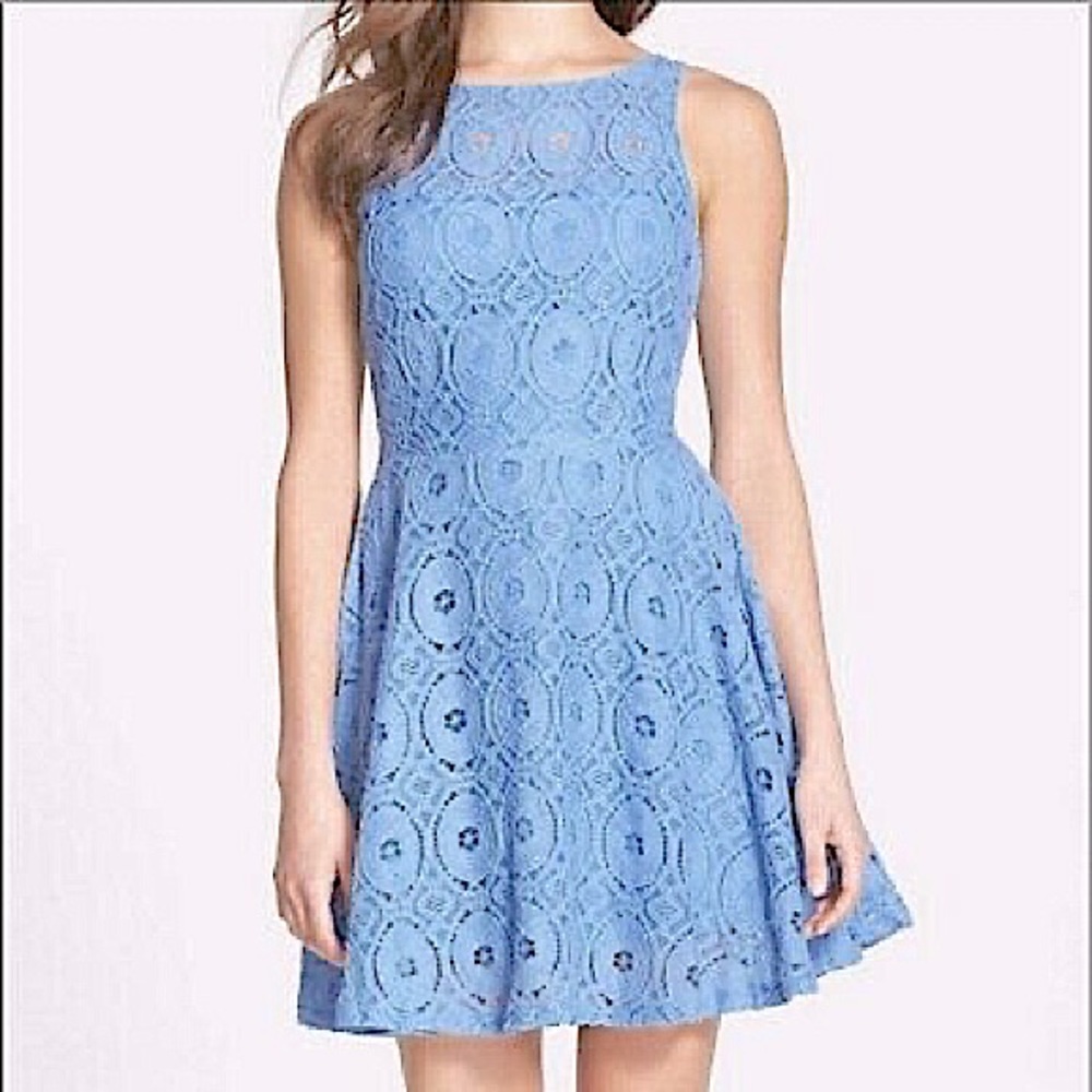 Bb Dakota Renley Crochet Flare Dress